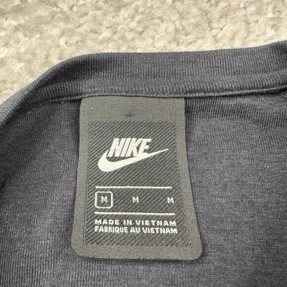 Nike Sportswear Black Oversized Dri Fit Long Sleeve Top - Picture 5 of 11